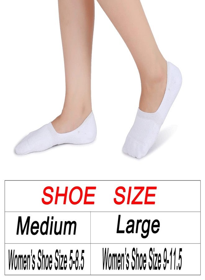 Pareberry Women's Thick Cushion Cotton Athletics Casual Low Cut Flat Non-Slip Boat Liner No Show Socks-5/10 Pack (Shoe Size: 5-8.5, A-multicoloured) - Image 2